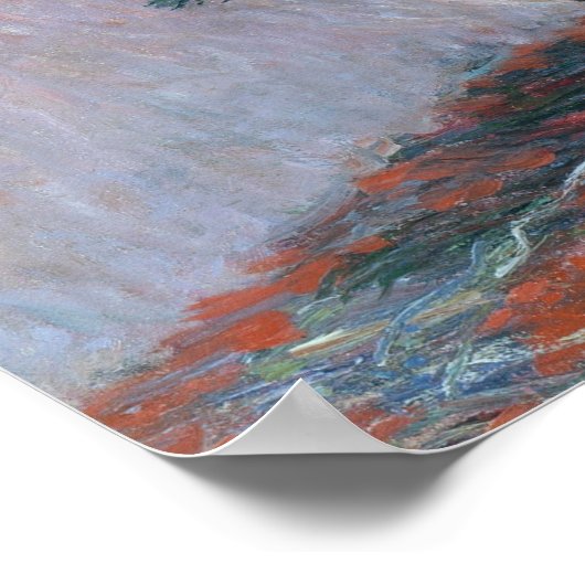 Claude Monet - BlumenBouquet, Poster (Ecke)