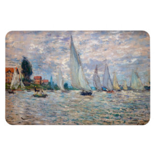 Claude Monet - Boats Regatta bei Argenteuil Magnet