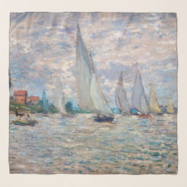 Claude Monet - Boats Regatta bei Argenteuil Schal