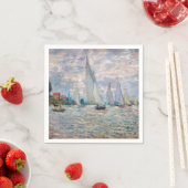 Claude Monet - Boats Regatta bei Argenteuil Serviette (Beispiel)