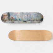 Claude Monet - Boats Regatta bei Argenteuil Skateboard (Horizontal)
