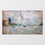 Claude Monet - Boats Regatta bei Argenteuil Wandaufkleber<br><div class="desc">Die Regatta der Boote in Argenteuil / Regate a Argenteuil - Claude Monet,  Oil on Leinwand,  1874</div>