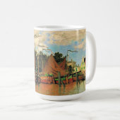 Claude Monet, Boote in Zaandam, Kaffeetasse (VorderseiteRechts)