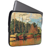 Claude Monet, Boote in Zaandam, Laptopschutzhülle (Vorne Rechts)