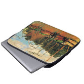 Claude Monet, Boote in Zaandam, Laptopschutzhülle (Vorne Knopf)