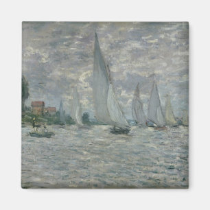 Claude Monet Boote oder Regatta in Argenteuil Magnet