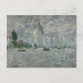 Claude Monet | Boote oder Regatta in Argenteuil Postkarte (Vorderseite)