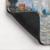 Claude Monet - Boote Regatta in Argenteuil Mousepad (Ecke)