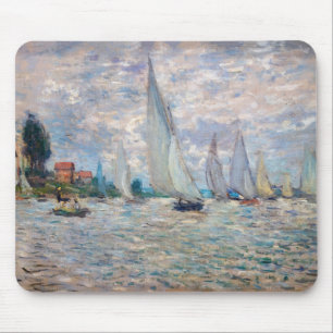 Claude Monet - Boote Regatta in Argenteuil Mousepad