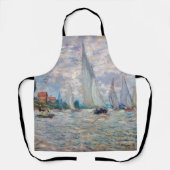 Claude Monet - Boote Regatta in Argenteuil Schürze (Vorderseite)