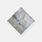 Claude Monet - Boote Regatta in Argenteuil Serviette (Ecke)