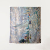 Claude Monet - Boote Regatta in Argenteuil Wandteppich (Vorderseite)