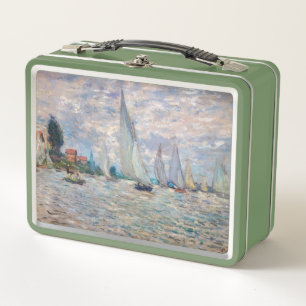 Claude Monet - Bootsregatta in Argenteuil Metall Brotdose