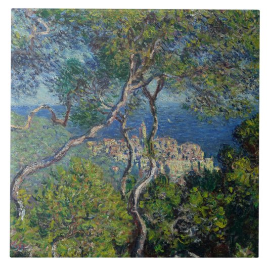 Claude Monet - Bordighera Fliese (Vorderseite)