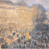 Claude Monet - Boulevard des Capucines in Paris Aufkleber (Vorderseite)