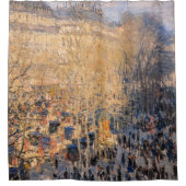 Claude Monet - Boulevard des Capucines in Paris Duschvorhang (Vorderseite)