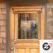 Claude Monet - Boulevard des Capucines in Paris Fensteraufkleber (Haustür)