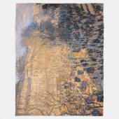 Claude Monet - Boulevard des Capucines in Paris Fleecedecke (Vorderseite)