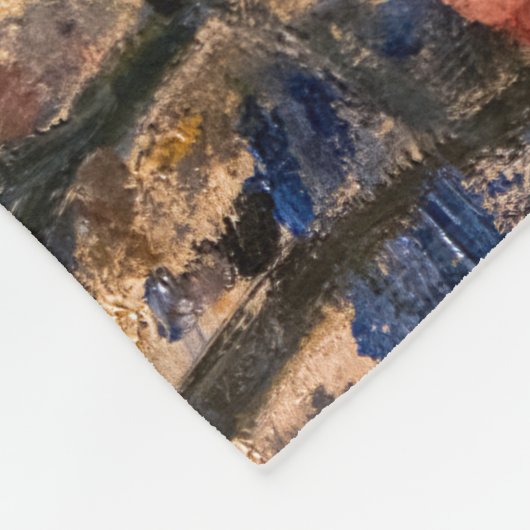 Claude Monet - Boulevard des Capucines in Paris Fleecedecke (Ecke)