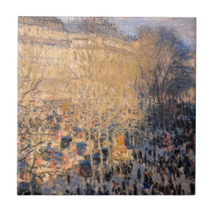 Claude Monet - Boulevard des Capucines in Paris Fliese