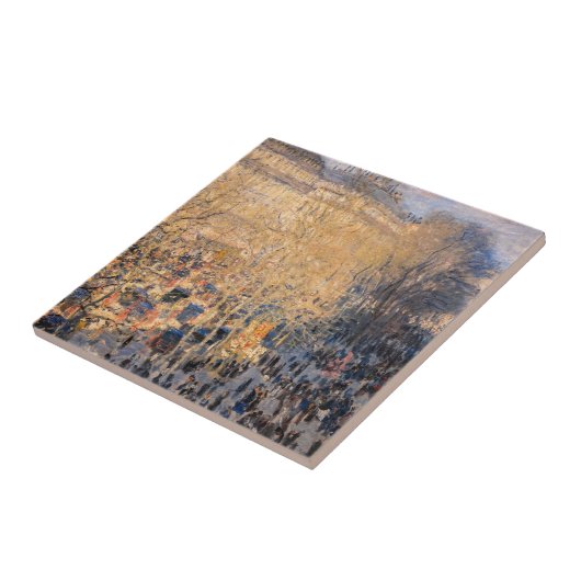 Claude Monet - Boulevard des Capucines in Paris Fliese (Seite)