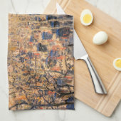 Claude Monet - Boulevard des Capucines in Paris Geschirrtuch (Viertel Falte)