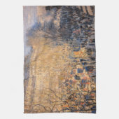 Claude Monet - Boulevard des Capucines in Paris Geschirrtuch (Vertikal)