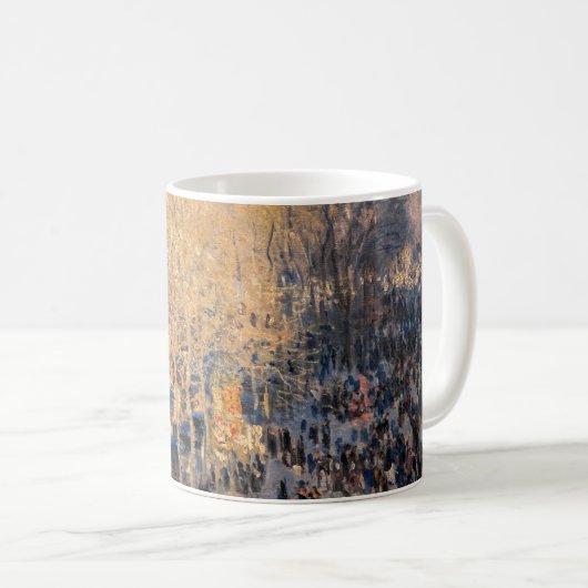 Claude Monet - Boulevard des Capucines in Paris Kaffeetasse (VorderseiteRechts)
