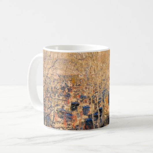 Claude Monet - Boulevard des Capucines in Paris Kaffeetasse (Vorderseite Links)