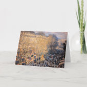 Claude Monet - Boulevard des Capucines in Paris Karte (Vorderseite)