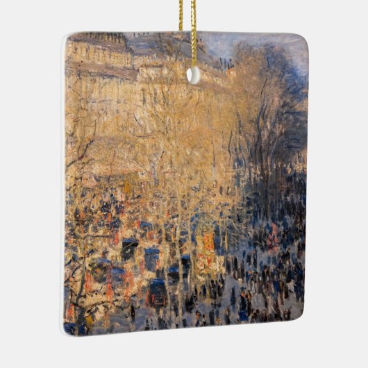 Claude Monet - Boulevard des Capucines in Paris Keramikornament (Rechts)