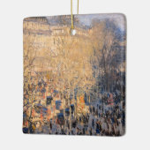 Claude Monet - Boulevard des Capucines in Paris Keramikornament (Links)