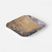 Claude Monet - Boulevard des Capucines in Paris Pappteller (Gewinkelt)