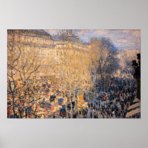 Claude Monet - Boulevard des Capucines in Paris Poster