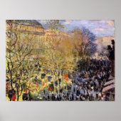 Claude Monet - Boulevard des Capucines in Paris Poster (Vorne)