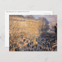 Claude Monet - Boulevard des Capucines in Paris