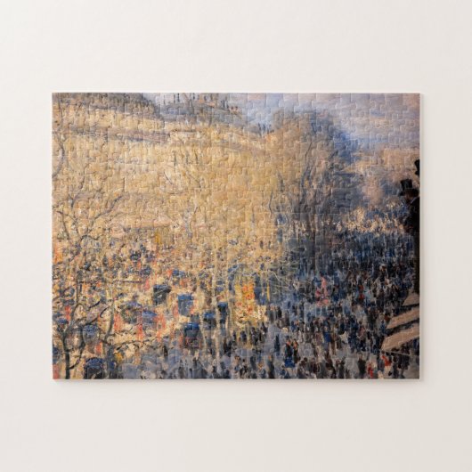 Claude Monet - Boulevard des Capucines in Paris Puzzle (Horizontal)