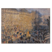 Claude Monet - Boulevard des Capucines in Paris Schneidebrett (Vorderseite)