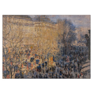 Claude Monet - Boulevard des Capucines in Paris Schneidebrett