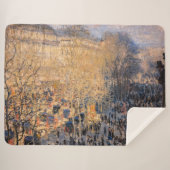 Claude Monet - Boulevard des Capucines in Paris Sherpadecke (Vorderseite (Horizontal))