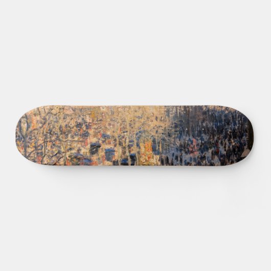 Claude Monet - Boulevard des Capucines in Paris Skateboard (Horizontal)