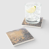 Claude Monet - Boulevard des Capucines in Paris Steinuntersetzer (Seitenansicht)