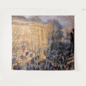 Claude Monet - Boulevard des Capucines in Paris Wandteppich (Vorderseite (Horizontal))