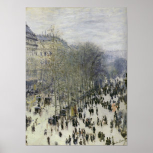 Claude Monet - Boulevard-DES Capucines Poster