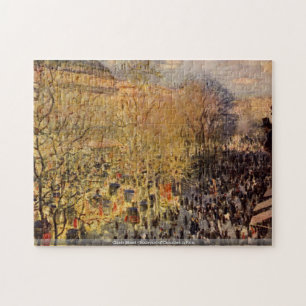 Claude Monet - Boulevard von Capucines in Paris Puzzle