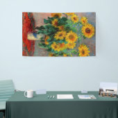 Claude Monet - Bouquet der Sonnenblumen Banner (Messeveranstaltung)