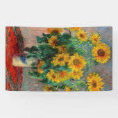 Claude Monet - Bouquet der Sonnenblumen Banner (Horizontal)