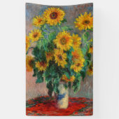 Claude Monet - Bouquet der Sonnenblumen Banner (Vertikal)