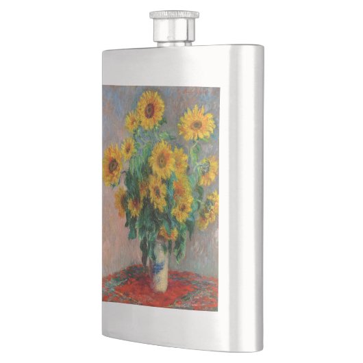 Claude Monet - Bouquet der Sonnenblumen Flachmann (Links)