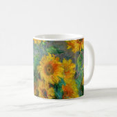 Claude Monet - Bouquet der Sonnenblumen Kaffeetasse (VorderseiteRechts)